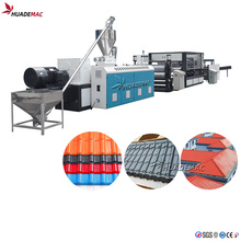 Plastic PVC+ PMMA/Asa Wave/Glaze Roof Tile Machine