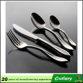 2016 High Quality Stainless Steel Black Electroplated Cutlery