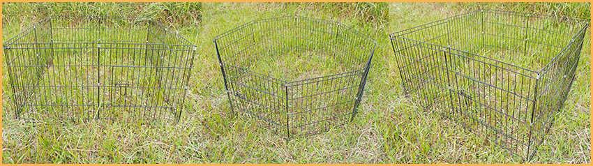 black wire pet dog playpen