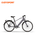 Ebike gris personalizado bajo la lluvia