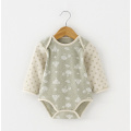 Jacquard Organic Cotton Baby Romper pour l&#39;été