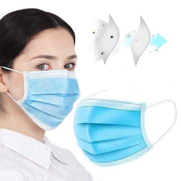 Blue Face Mask  EarLoop  Disposable Mask