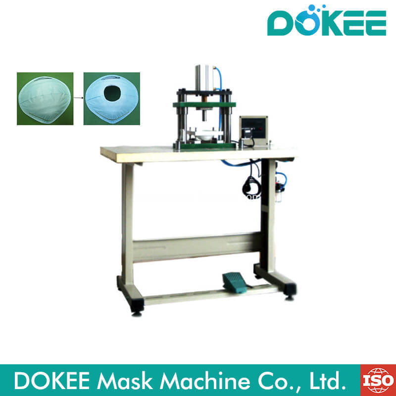 N95 Cup Mask Breather Holes Punching Machines