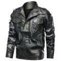 Men's PU Leather Trucker Jackets High Quality