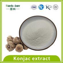 80% de poudre d&#39;extrait de glucomannan konjac