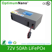 Bateria de LiFePO4 de armazenamento de energia 72V 50ah