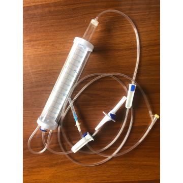 Sistema de infusión de bureta desechable médica 150cc 100cc