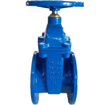 DIN F4 Rubber Wedge Gate Valve