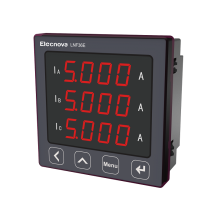 LED 3 phase current panel meter with modbus