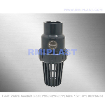 PVC -Fußventil -Socket End Jis