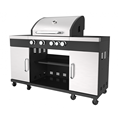 Four Burner Gas Outdoor Grills With Side Burner