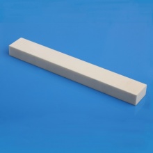 Rectángulo mecanizado sólido 99% 99.5% barra de cerámica de alúmina