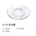 Round Dishes Clear Glass Plate Tableware Kb-Hn0391