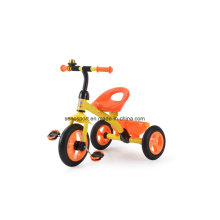Ce Certification Tricycle de bébé simple avec roue en caoutchouc (TR704 Orange)
