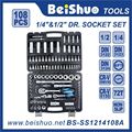 108 PCS 1/4′′ 1/2′′dr. Cr-V Hand Tools Socket Set