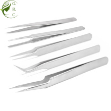 Stainless Steel Eye Lash Extension Tweezers Set