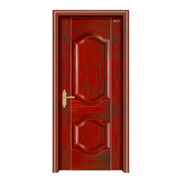 Porte en bois d&#39;intérieur en acier