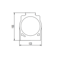 HRB52 Rollstuhl -Aluminiumprofil -Extrusion stirbt