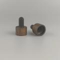 20mm 24mm wooden dropper cap with glass pipette