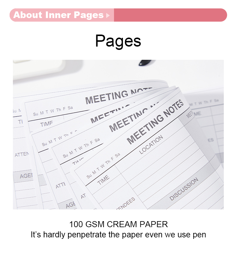 Spiral meeting notebook13 Spiral meeting notebook13