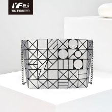 Großhandel Taschen Mode Crossbody Taschen Geometrische Mini Handtaschen mit Ketten PU Ladies Messenger Bag