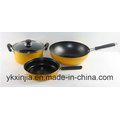 Ustensiles de cuisine Acier au carbone Non-Stick Chinese Cookware Set