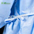 Disposable nonwoven fabric surgical gown