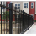 garden black metal fences steel fence