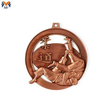 Bronze metal judo medals for sale