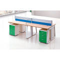 4 person office furniture workstation office desk frame