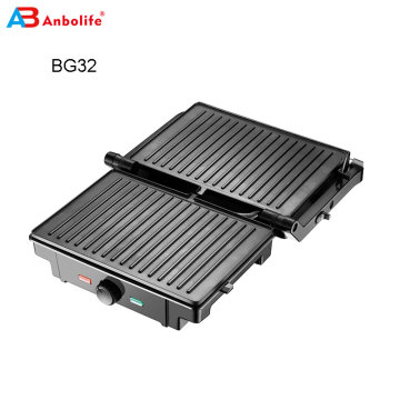 1600W Smokeless Indoor Electric  Grill With Thermostat double contact grill