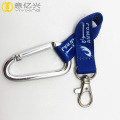 Silk Screen Print Short Strap Carabiner Keychain