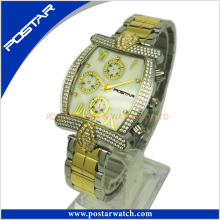 Customized Mutifunction Watch for Men with Stainless Steel Band