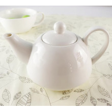 Personalizado cerâmica branca chá pot set