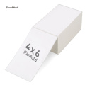 Fanfold 4x6 inch Blank Direct Thermal Shipping label