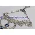 Blue Evil Eye Wall Car Hanging Amulet Ornament with a Sword for protection