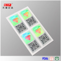 Security Plastic Seals Sticker With QR Code Printing