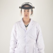 X-ray radiation protection lead face mask