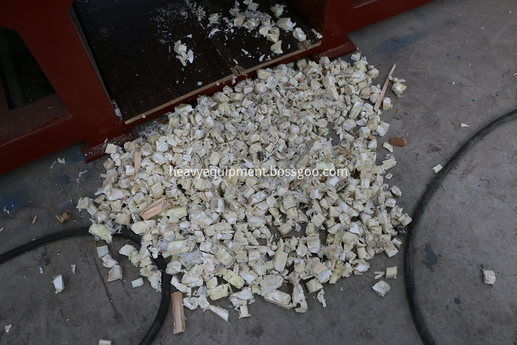 Used Plastic Timber Tire Shredder Machine For Sale