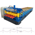 Glazed Tile Steel Sheet Corrugated Roof Making Machine