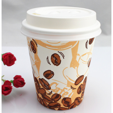 8oz Hot vendendo descartável única Wall Paper Cup