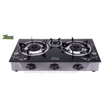 Nouveau design 3 brûleurs cuisinière à gaz