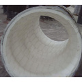 Bonding layer alumina ceramic rubber composite wear lining