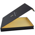 Black gift packaging box for book and pen