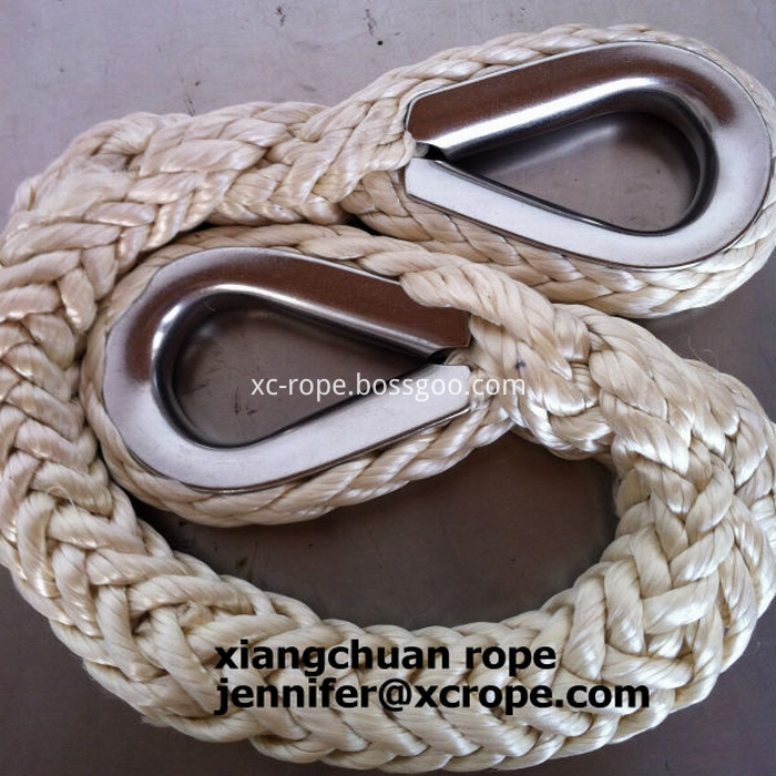 UHMWPE rope with capel 0