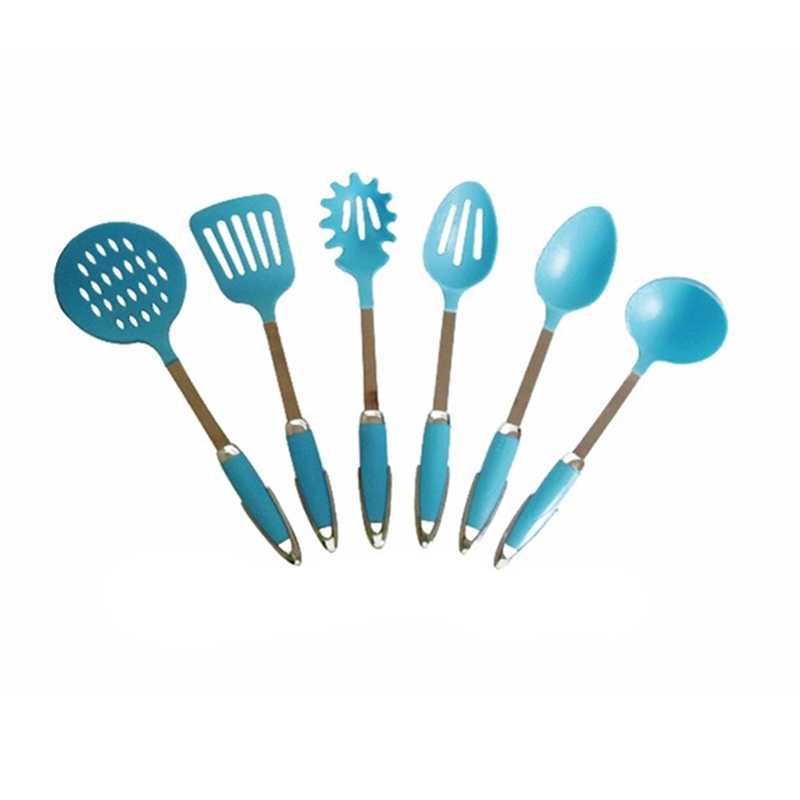 6pcs Blue Nylon Kitchenware