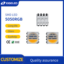 Perlas de lámpara SMD de la serie 5050RGB de tres pruebas
