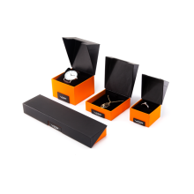 Boîtes d&#39;emballage de bijoux orange