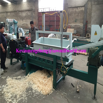 4 Axle 16 Blades Poultry Bedding Used 30 HP Diesel Powered Wood Shaving Making Machine (1000KG/Hour)