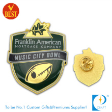 City Bowl Pin Badge with Gold Plating From China